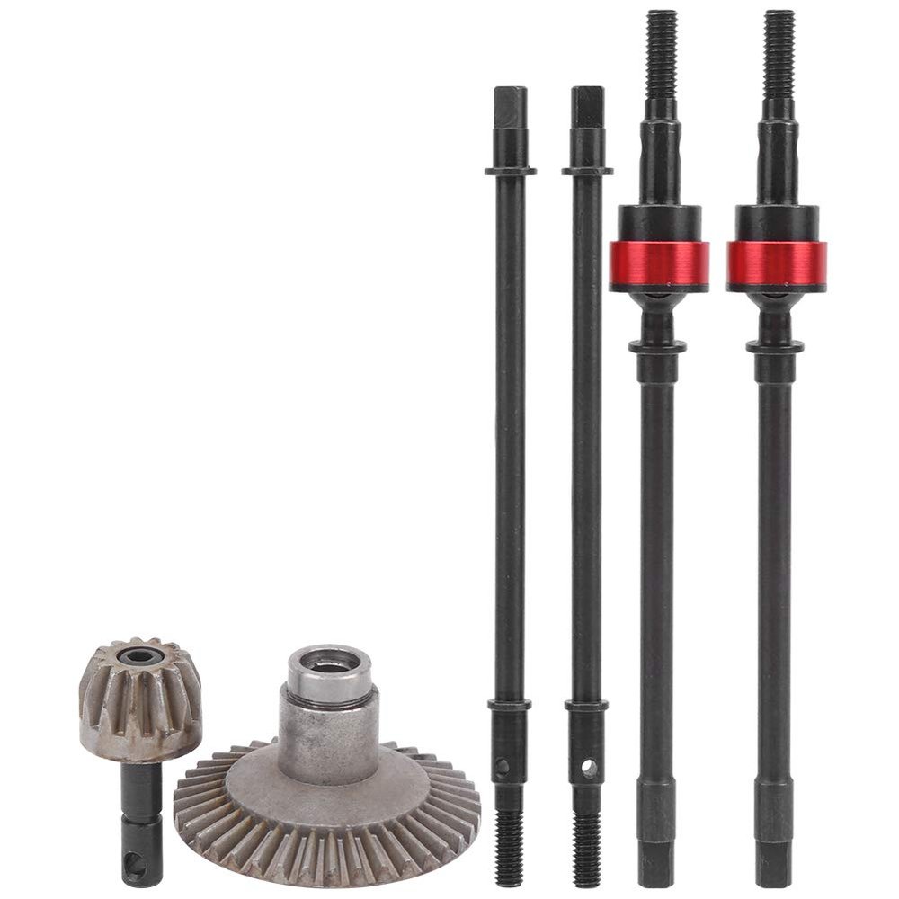 Front Rear Drive Shaft with Gear Replacement Parts Suitable for Axial SCX10 1 Generation