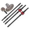 Front Rear Drive Shaft with Gear Replacement Parts Suitable for Axial SCX10 1 Generation view 4