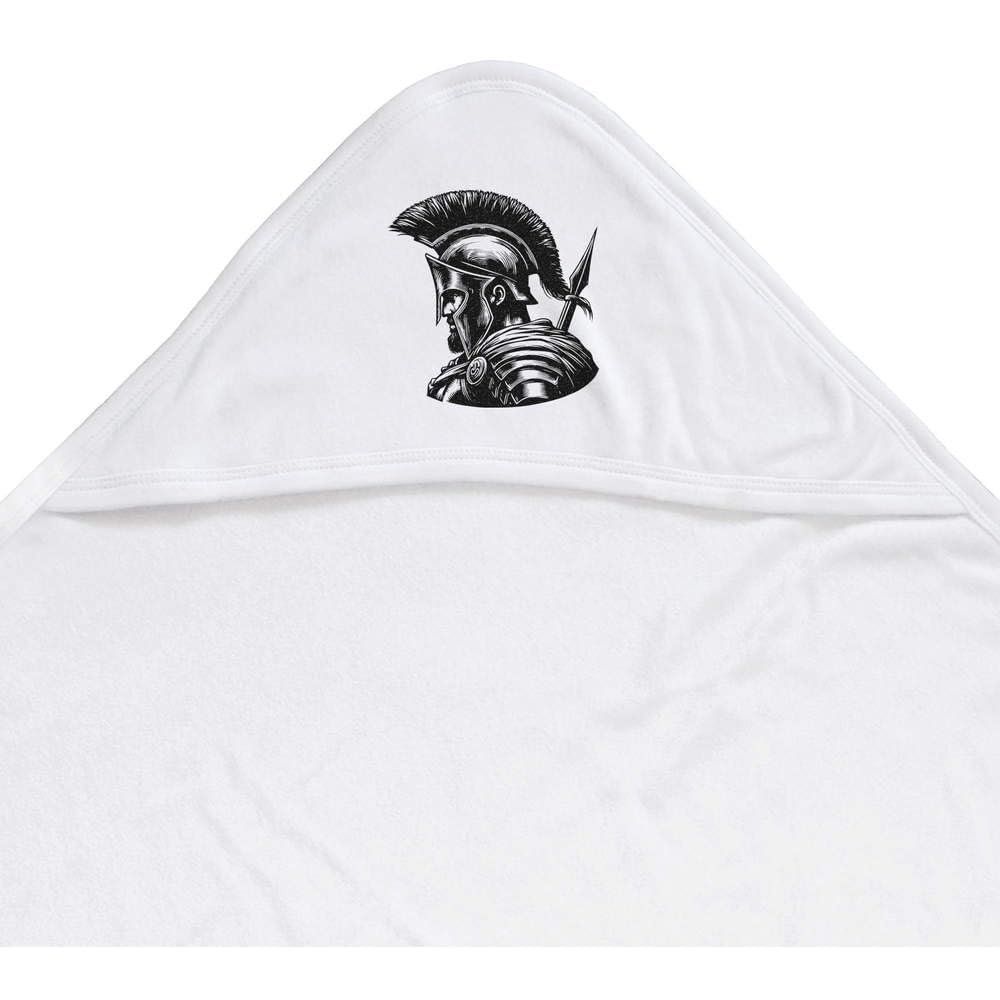 Azeeda 'Spartan Warrior' Baby Hooded Towel (HT00035947)