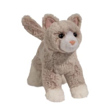 Abby Tan Standing Cat 6" Soft Plush