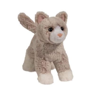 Abby Tan Standing Cat 6" Soft Plush