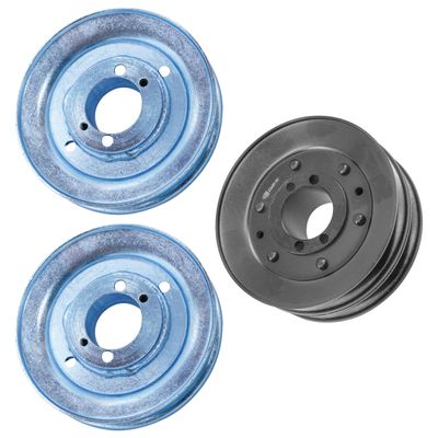 Caltric 52in Deck Spindle Pulleys Compatible with Scag Cheetah II STCII-52V-28BV-EFI/STCII-52V-29MX / Cheetah SCZ52V-23FX SCZ52V-25CV SCZ52V-26BS