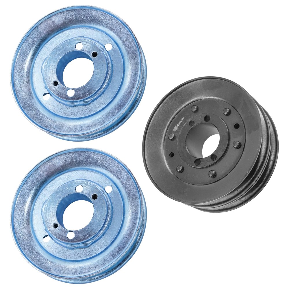 Caltric 52in Deck Spindle Pulleys Compatible with Scag Cheetah II STCII-52V-28BV-EFI/STCII-52V-29MX / Cheetah SCZ52V-23FX SCZ52V-25CV SCZ52V-26BS