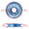 Caltric 52in Deck Spindle Pulleys Compatible with Scag Cheetah II STCII-52V-28BV-EFI/STCII-52V-29MX / Cheetah SCZ52V-23FX SCZ52V-25CV SCZ52V-26BS view 2
