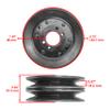 Caltric 52in Deck Spindle Pulleys Compatible with Scag Cheetah II STCII-52V-28BV-EFI/STCII-52V-29MX / Cheetah SCZ52V-23FX SCZ52V-25CV SCZ52V-26BS view 3