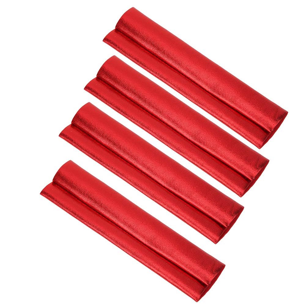 RC Car Shock Absorber Dustproof Cover Guard Accessories For 1/10RC Car Blue Red (Red)