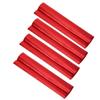 RC Car Shock Absorber Dustproof Cover Guard Accessories For 1/10RC Car Blue Red (Red) view 1