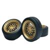 1set(for one car) for 1/18 32mm/36mm Diameter Plastic Wheels for BBS Rays TE37 Wheels and Tires 1:18 Model Car Modifiy Parts(36mm BBS Gold) view 1