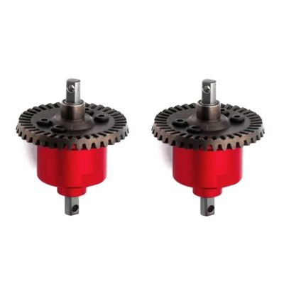 RC Car Parts For Traxxas For Slash 4x4 For VXL For Stampede For Rustler For Remo HQ727 1/10 5381 6882 5379 Metal Front And Rear Differential RC Car Parts(Red,2pcs)