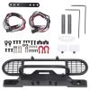 YTRHBV RC Upgrade Bumper Compatible with TRX4 1/10 RC Crawler Car Metal Front Bumper with Light Upgrade Parts Accessories view 4
