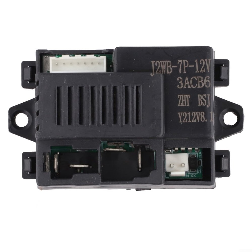Children's Electric Car Remote Control, 2.4G Controller Module With Receiver For J2W-7P-6V J2WB-7P-12V Models Ride-On Vehicles(J2WB-7P-12V)