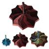3D Printed Expanded Sensory Fidget StarStress-Relief Spinning Tower Toy with Handle Frustration Star Toy, for Office desks as a Stress-Relief Gifts (Red-Black, M-19rings) view 1