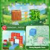 200PCS Magnetic Blocks, Magnetic Building Cube Toys for Kids, STEM Montessori Stacking, Sensory Education Toys for Toddlers Building World Set, Christmas Birthday Gifts for Kids Age 3 4 5 6 7 8 9 10 view 3