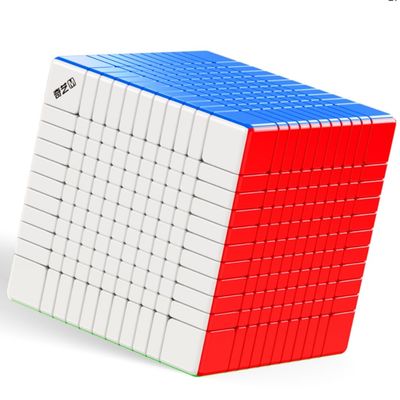 Bukefuno QY Magnetic 11x11 Speed Cube 76MM Magic Stickerless 11 M Education Toys Puzzle Cube 2025 QY 11x11x11 Professional Magnetic Cube