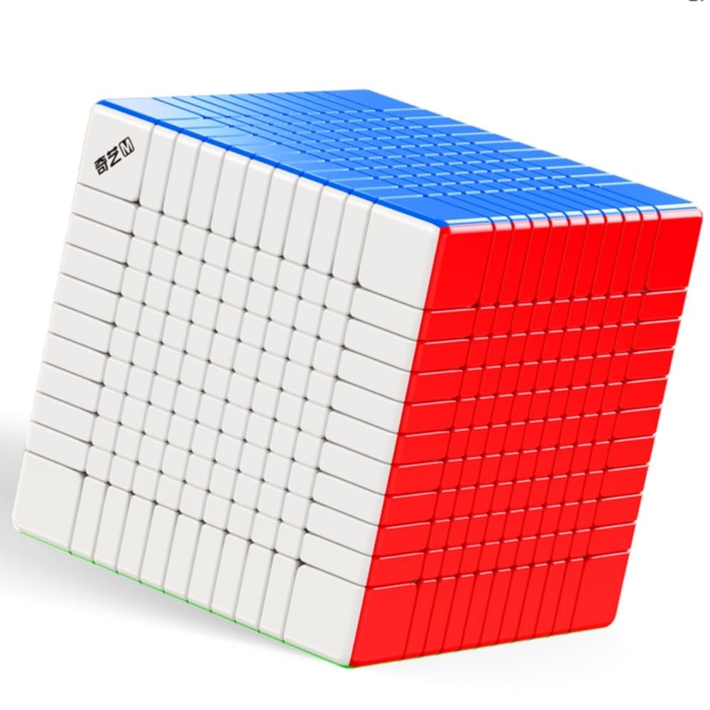 Bukefuno QY Magnetic 11x11 Speed Cube 76MM Magic Stickerless 11 M Education Toys Puzzle Cube 2025 QY 11x11x11 Professional Magnetic Cube