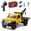 Authticar RC Crawler, 1:12 Scale New Upgrade MN82-T RC Truck Crane, 4WD LC79 Off Road Remote Control Pickup with Lights All Terrain Wrecker Vehicle for Teens Adults (Yellow) view 1