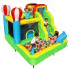 Bounce House Inflatable Water Slide for Backyard Outdoor Indoor,Gift Bouncy Castle for Kids Party 3-10 with Splash Pool, Climbing Wall Trampoline with Air Blower view 1