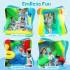 Bounce House Inflatable Water Slide for Backyard Outdoor Indoor,Gift Bouncy Castle for Kids Party 3-10 with Splash Pool, Climbing Wall Trampoline with Air Blower view 4