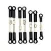 Compatible with Wltoys 144001 144010 124016 124017 124019 RC Car Spare Parts 7Pcs Front Rear Tie Rod Linkage Servo Link Rod Set RC Accessories view 2