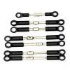 Compatible with Wltoys 144001 144010 124016 124017 124019 RC Car Spare Parts 7Pcs Front Rear Tie Rod Linkage Servo Link Rod Set RC Accessories view 3