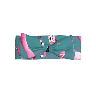 chenfantian A Flock Of Flamingos Baby Bow Headband, Soft Baby Bow Hair Accessory For Newborn Babies, *Toddlers, Kids.