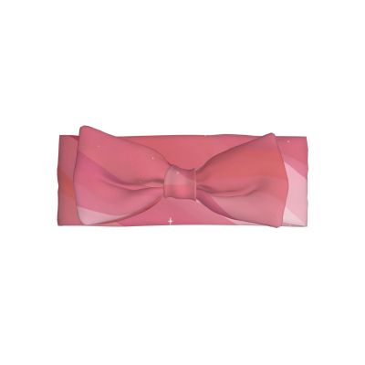 chenfantian Pink Gradient Style Baby Bow Headband, Soft Baby Bow Hair Accessory For Newborn Babies, *Toddlers, Kids.