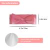 chenfantian Pink Gradient Style Baby Bow Headband, Soft Baby Bow Hair Accessory For Newborn Babies, *Toddlers, Kids. view 3
