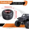 155mm Rubber RC Tire with 82mm Hub Wheel, 2PCS Rc Vehicle Wheel Tire Accessories Upgrade Parts for 1/8 Truck Racing Car view 2