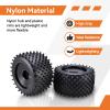155mm Rubber RC Tire with 82mm Hub Wheel, 2PCS Rc Vehicle Wheel Tire Accessories Upgrade Parts for 1/8 Truck Racing Car view 3