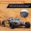 155mm Rubber RC Tire with 82mm Hub Wheel, 2PCS Rc Vehicle Wheel Tire Accessories Upgrade Parts for 1/8 Truck Racing Car view 4