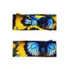 chenfantian Sunflower Blue Butterfly Baby Bow Headband, Soft Baby Bow Hair Accessory For Newborn Babies, *Toddlers, Kids. view 2