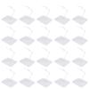 equlup Action Figure Stand, 20Sets 3.7 x 3.0in Acrylic High Stability Figure Showing Holder Base Model Display Stand Collectible Display Storage for 6inch Different Action view 1