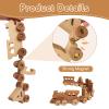 Woodemon Personalized Wooden Alphabet Train, Custom Magnetic Name Puzzle Educational Toy for Toddlers Ages 2-5, Birthday Christ mas Gifts view 4