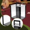 Acrylic Chip Case Container Display Cabinet Clear Organizer Carry Case Chip Holder for Game Night Party Commercial Activities, Empty Case view 2