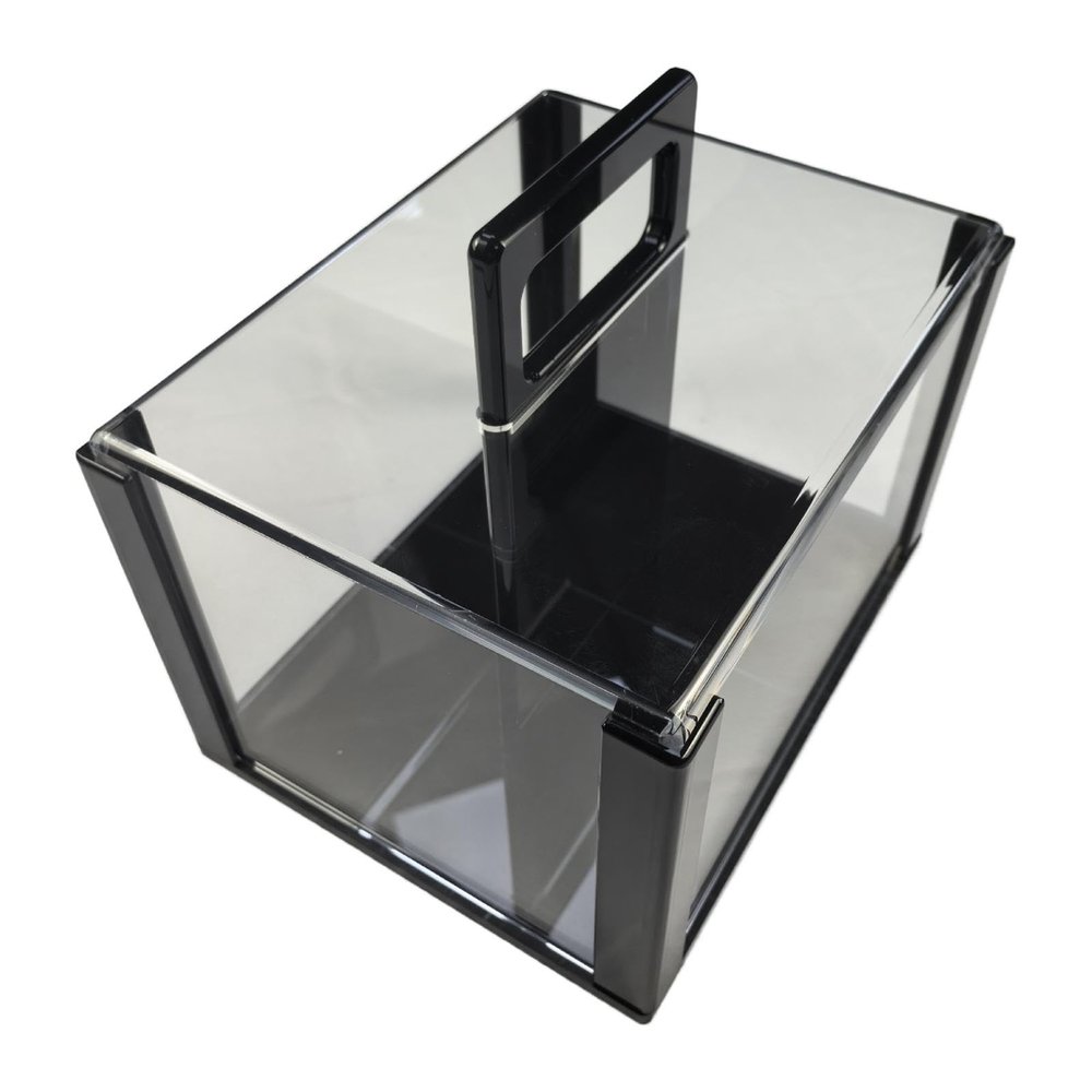 kowaku Chip Case Chip Organizer Sports Games Accessories Transparent Dustproof Portable Multipurpose Storage Container Storage Box, Empty