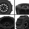 1/10 RC Paddle Tires, 12mm & 14mm Hex RC Wheels and Tires, Snow Tires, Desert Tires for 1/10 Arrma Senton TRAXXAS Slash view 2