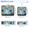 Car Seat Belt Pads Covers Set of 2 Soft Car Seatbelt Shoulder Cover for Adults Youth Kids S Hallowmas All Saints' Day Pattern Blue view 3