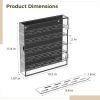 5-Tier Acrylic Coin Display Stand, Holds 45, Clear With Dustproof Door, 10.2 X 11.8 X 2 In view 4
