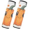 Car Seat Belt Pads Set of 2 Soft Backpack Shoulder Strap Pad Cover for Adults Child Kids S Cute Pumpkin for Thanks Giving and Autumn view 2