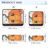 Car Seat Belt Pads Set of 2 Soft Backpack Shoulder Strap Pad Cover for Adults Child Kids S Cute Pumpkin for Thanks Giving and Autumn view 3
