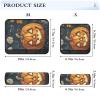 Car Seat Belt Pads Covers 2 Piecing Breathable Child Safety Seat Shoulder Strap Cover for Women Men Kids S Happy Halloween Pattern Pumpkin and Hazelnut view 3