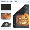 Car Seat Belt Pads Covers 2 Piecing Breathable Child Safety Seat Shoulder Strap Cover for Women Men Kids S Happy Halloween Pattern Pumpkin and Hazelnut view 4