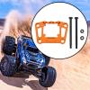 Be In Your Mind Orange Rear Bulkhead Mount 7075 Alloy 107154-1 Compatible with TRA-XXAS Mini Maxx Strengthen view 4