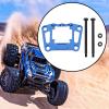 Be In Your Mind Blue Rear Bulkhead Mount 7075 Alloy 107154-1 Compatible with TRA-XXAS Mini Maxx Strengthen view 4