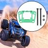Be In Your Mind Green Rear Bulkhead Mount 7075 Alloy 107154-1 Compatible with TRA-XXAS Mini Maxx Strengthen view 4