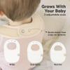 8-Pack Organic Baby Bibs for Boys, Girls - Soft Cotton Drooling and Teething Bibs for Baby Girl & Boy, Extra Absorbent, Easy to Clean & Put On for Toddler, Newborn, Infant 0-24 Months (Pure) view 4
