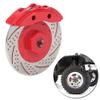Metal Simulation Brake DISC Calipers Visual Effect Stopping Power RC CAR (Red) view 2