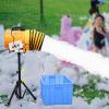 Foam Machine, 520w 12" Party Machine Bubble Maker with Stand & Pump, High Output Blower Fan for Parties, Weddings, Clubs, Pools, Kids Events, Stage and Outdoor Summer Fun view 4