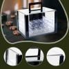 DYNWAVE Chip Case Storage Box Sports Games Accessories Holds 600Pcs Acrylic Portable Clear Dustproof Display Cabinet Chip Organizer, with 6pcs 40mm Trays view 4