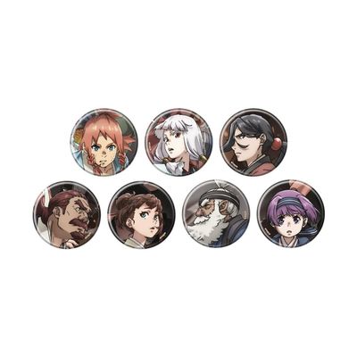 Theogonia 01 (Official Illustration) Tin Badge Set of 7